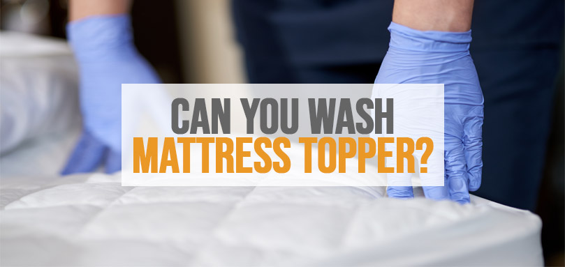 can you wash a pillow top mattress