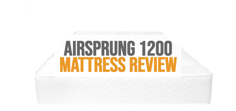 airsprung taunton 1200 pocket memory foam double mattress
