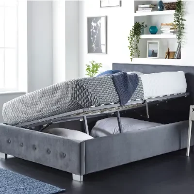 Product image of Aspire Furniture Side Opening Storage Ottoman.