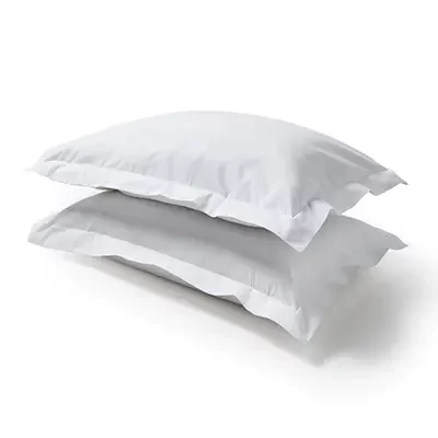 Product image of The Fine Bedding 200 Thread Count Classic 100% BCI Cotton Pair of Pillowcases ​.